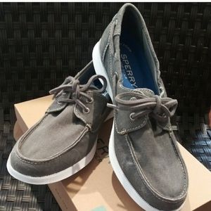 NIB Men's Sperry 2 Eye Canvas Defender Shoes